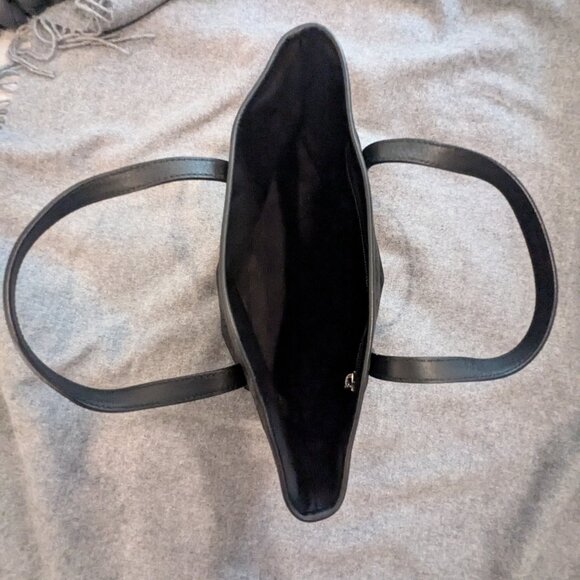 Salvatore Ferragamo Black Canvas Small Tote